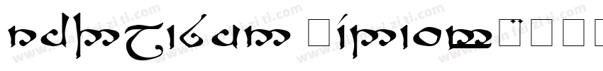 RSAlison Medium字体转换